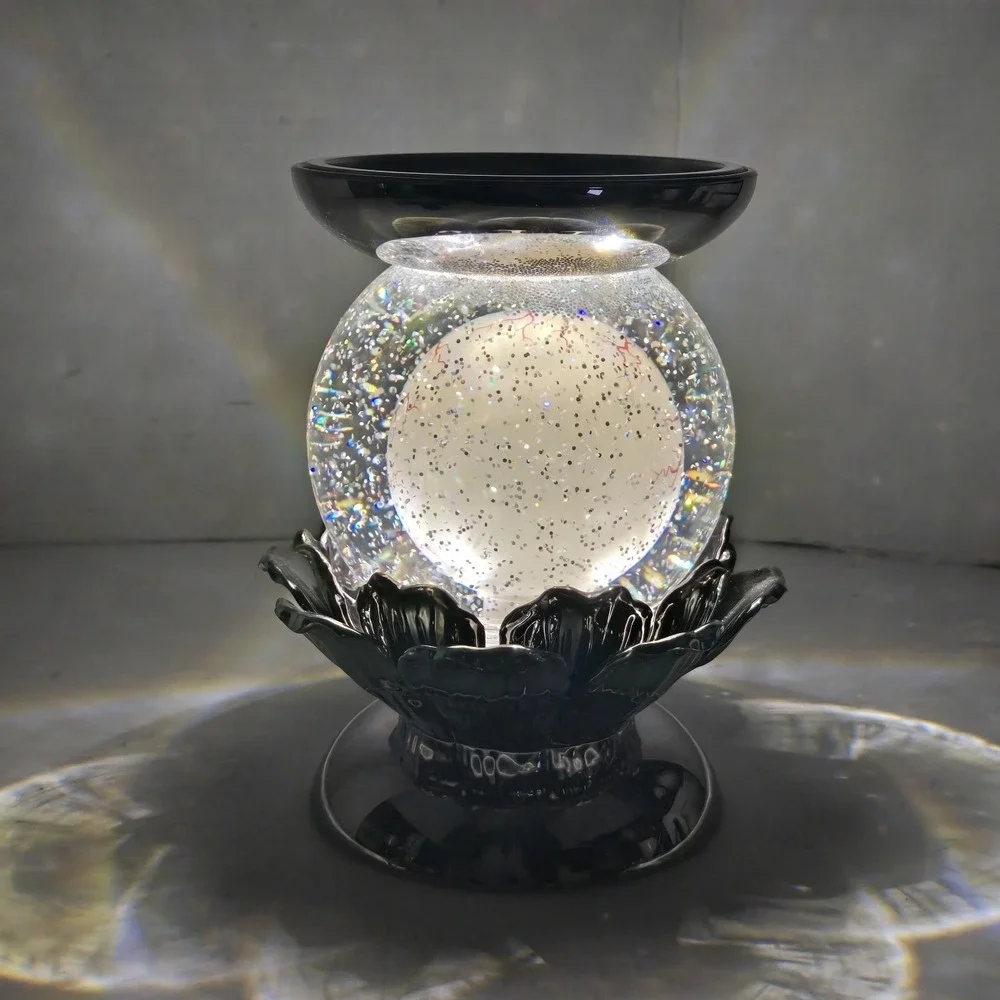 Bath & Body Works Halloween Spooky Eyeball Glitter LED Water Globe Candle Holder
